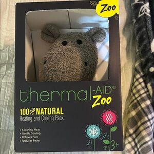 Gray Hippo Stuffed Animal